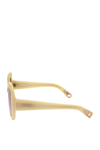 Gafas de sol mujer - Categoría 1 - Beige y amarillo