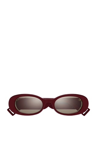 Gafas de sol mujer - Lentes efecto espejo - Categoría 3 - Gucci - Rojo