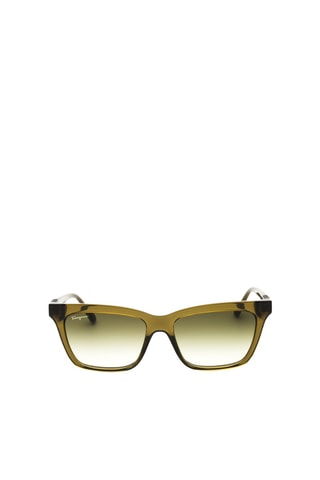 Gafas de sol - Categoría 3 - Mujer - Salvatore Ferragamo - Verde y gris