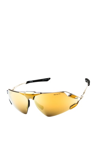 Gafas de sol hombre - Lentes efecto espejo - Categoría 3 - Dorado