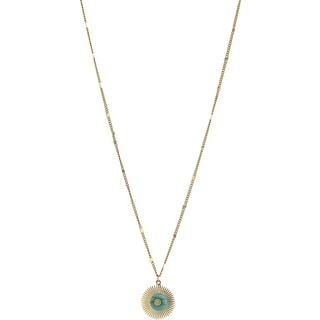 Collar Alani - Acero inoxidable y turquesa