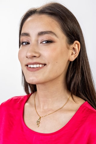 Collar Leilani - Chapado en ion de oro amarillo