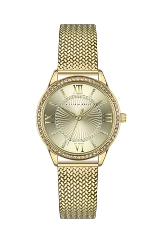 Reloj de cuarzo de metal - Dorado