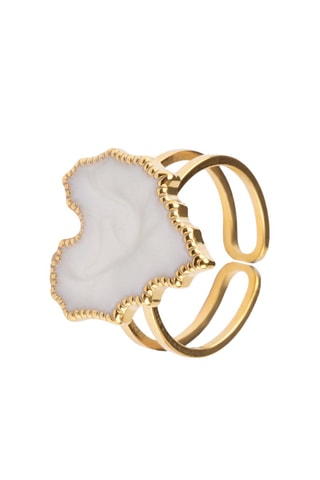 Anillo - Chapado en oro amarillo