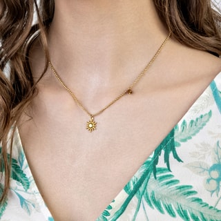 Collar Molly - Acero inoxidable y piedra
