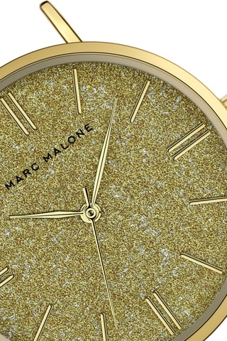 Reloj de cuarzo de acero - Dorado
