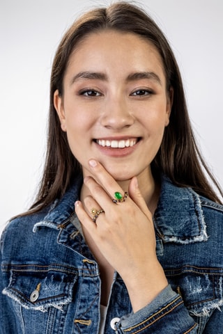 Anillo Isabelle - Chapado en oro amarillo