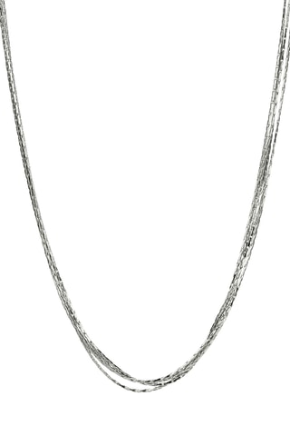 Collar Paislee - Acero inoxidable plateado