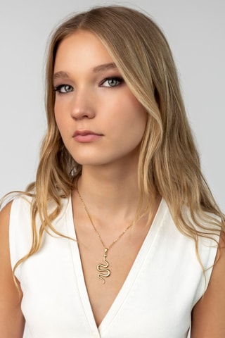 Collar - Chapado en oro amarillo