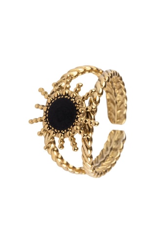 Anillo - Chapado en oro amarillo