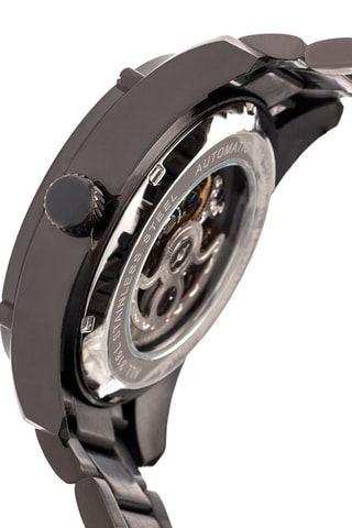 Montre automatique en acier Daniels - Noir