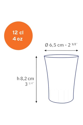 4 copos de água Amalfi - 12 cl