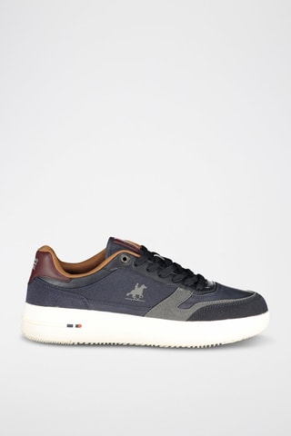 Sneakers - Blauw, grijs en bruin