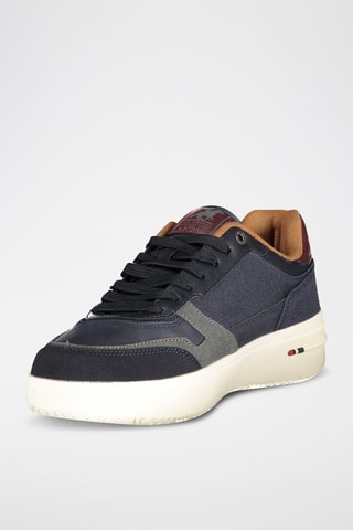 Sneakers - Blauw, grijs en bruin