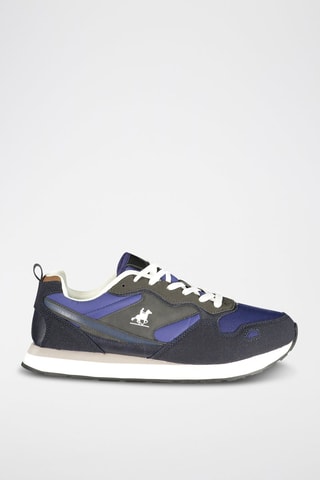 Sneakers - Wit, blauw en zwart