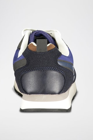 Sneakers - Wit, blauw en zwart