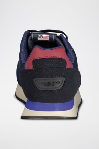 Sneakers - Blauw, zwart en rood