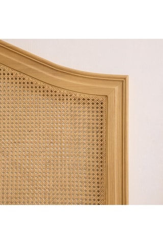 Cabeceira de cama em madeira de sungkai - 190 x 4 x 130 cm
