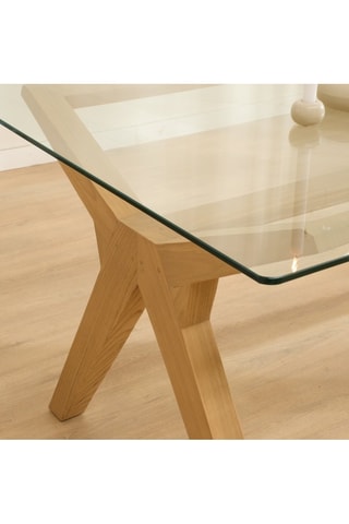Mesa de jantar em madeira de sungkai - 200 x 75 x 105 cm