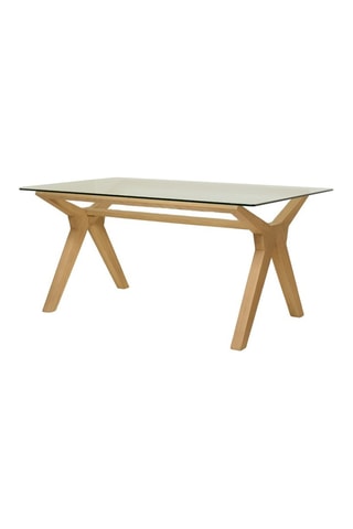 Mesa de jantar em madeira de sungkai - 200 x 75 x 105 cm