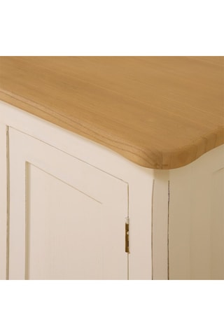 Aparador de 4 portas em madeira de sungkai - 162 x 89 x 47 cm