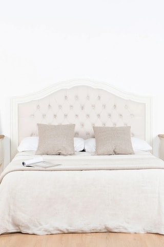 Cabeceira de cama em madeira de sungkai - 160 x 3,5 x 130 cm