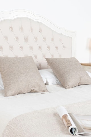Cabeceira de cama em madeira de sungkai - 160 x 3,5 x 130 cm