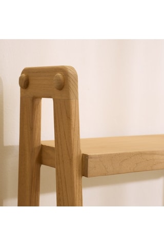 Estante de 5 gavetas em madeira de sungkai - 55 x 161 x 31 cm