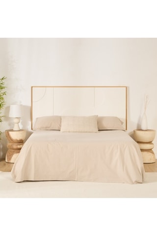 Cabeceira de cama de suspender em madeira de ayous - 190 x 74 x 3,5 cm