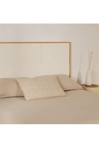 Cabeceira de cama de suspender em madeira de ayous - 190 x 74 x 3,5 cm