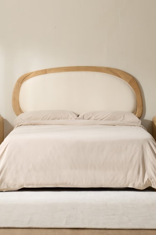 Cabeceira de cama em madeira de sungkai - 200 x 4 x 83 cm