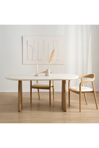 Mesa em madeira de Sungkai - 165 x 75 x 90 cm