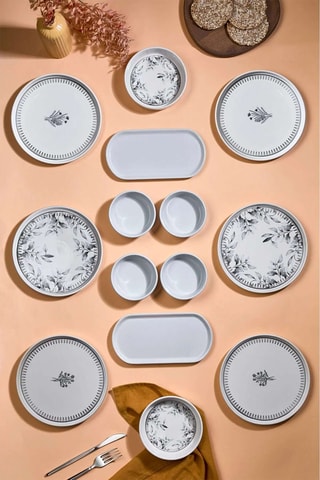 Servizio colazione in ceramica - 14 pezzi