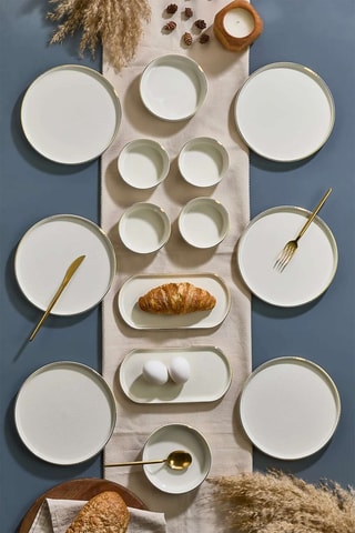 Servizio colazione in ceramica - 14 pezzi