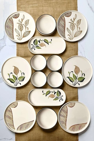 Servizio da colazione in ceramica - 14 pezzi