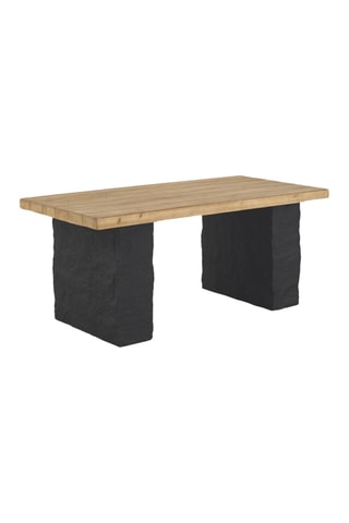 Mesa de comedor - Natural y negro