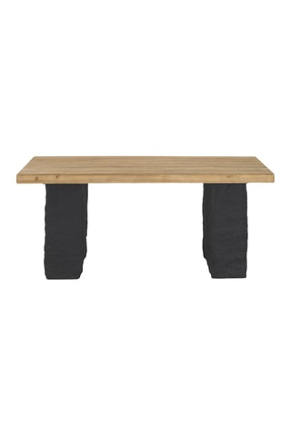 Mesa de comedor - Natural y negro