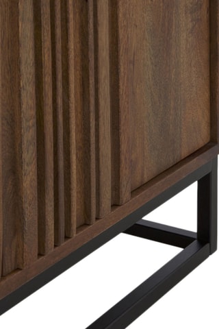 Aparador de madera de mango - 85 x 60 x 40 cm