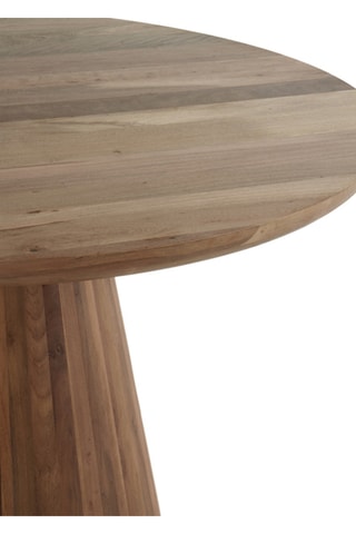 Mesa de comedor de madera de jambul - 120 x 76 x 120 cm