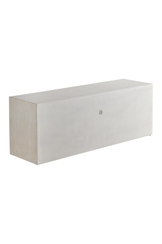 Mueble de TV de madera - Natural y blanco