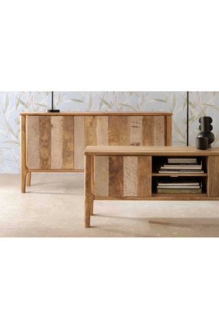 Mueble de TV de madera de mango - 140 x 55 x 40 cm