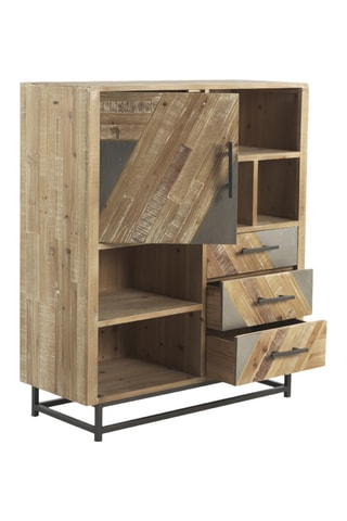 Mueble - Natural y gris