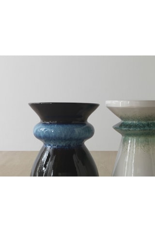 Mesa auxiliar - Taburete - Negro y azul
