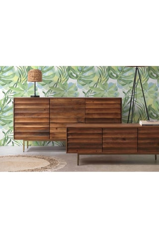 Mueble de TV de madera - Natural