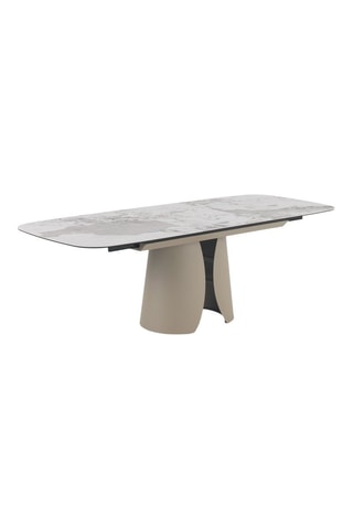 Mesa de comedor extensible de cerámica - 180/240 x 76 x 95 cm