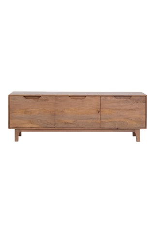 Mueble de TV de 3 puertas de madera de mango - 160 x 40 x 55 cm