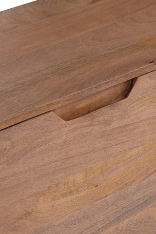 Mueble de TV de 3 puertas de madera de mango - 160 x 40 x 55 cm