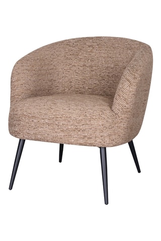 Sillón - Beige - Tela de felpa