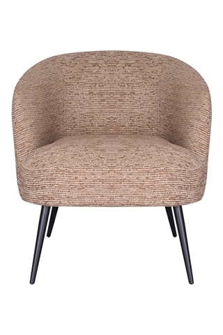 Sillón - Beige - Tela de felpa