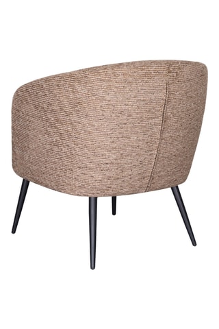 Sillón - Beige - Tela de felpa